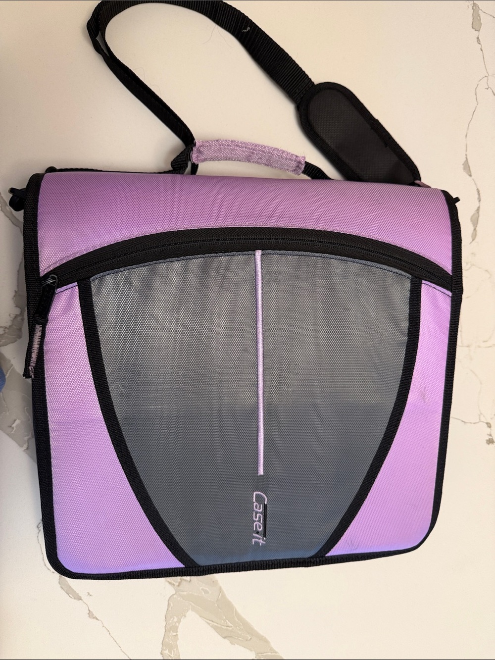 Case It - 3 Ring Binder with strap.